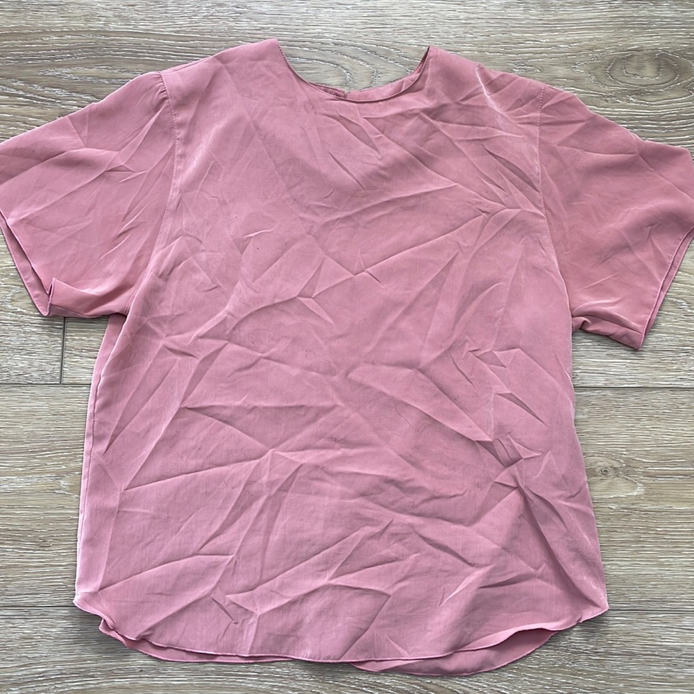 Vintage Pink Silky Top